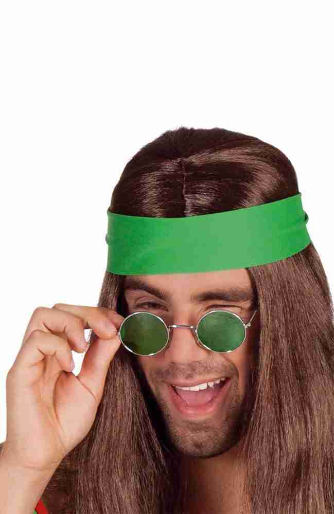 John Lennon Brille - Vintage Kostümbrille mit rundem Metallrahmen