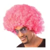 Afro Perücke Pink Herren 70er 80er Jahre Kostüm Boland
