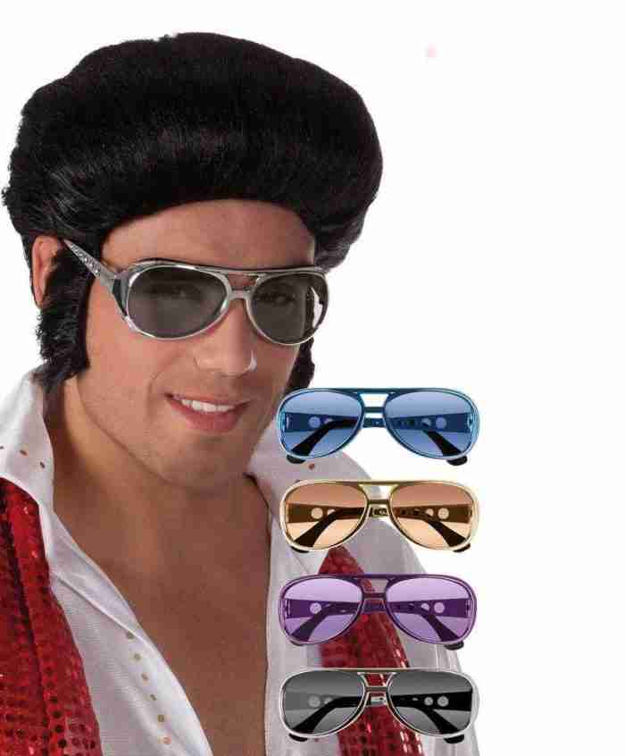 Rock n Roll Star Brille Verschiedene Farben - Retro Sonnenbrille für Karneval