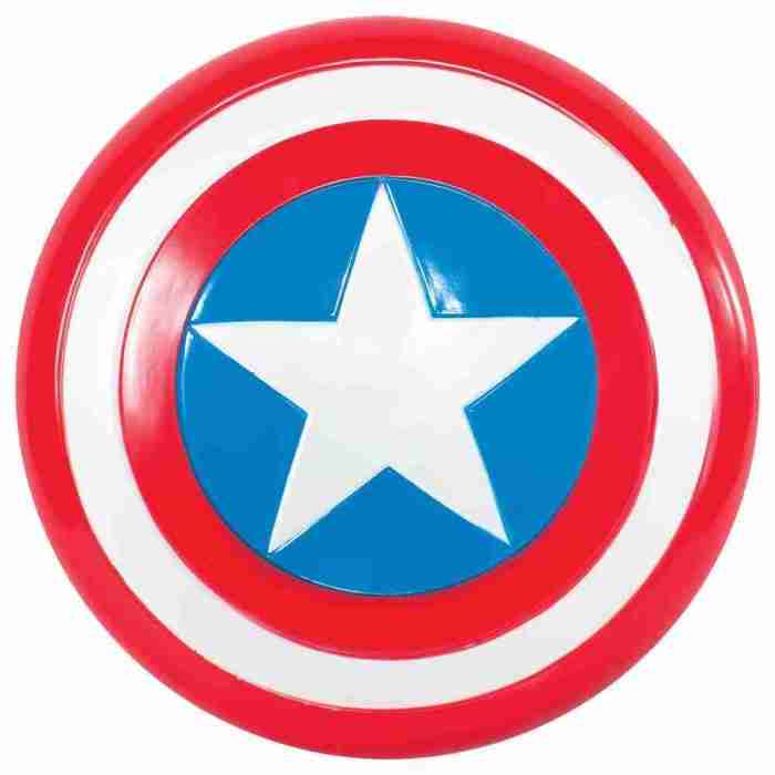 Captain America Schild rot weiß blau Marvel Superhelden Kostüm Accessoire