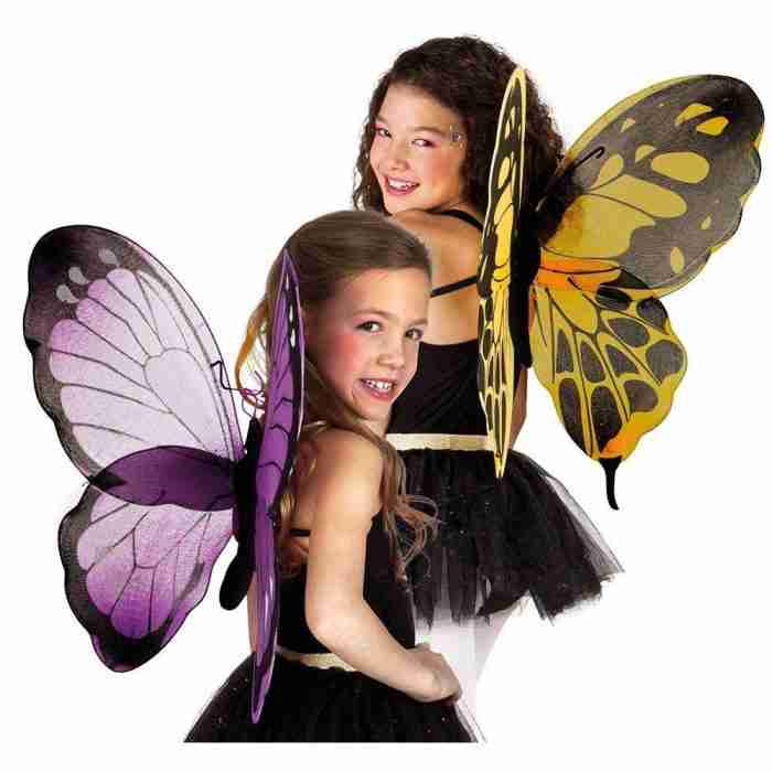 Schmetterlingsflügel Vanessa 58x50cm Kinder Feenflügel Kostüm - carnivalstore.de