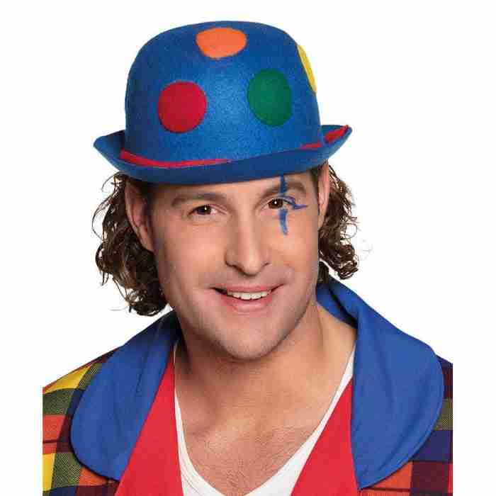 Clown Melone Hut Binky Bowler verschiedene Farben - carnivalstore.de
