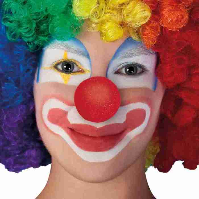 Clown Nase Schaumstoff rot Karneval Accessoire Fasching