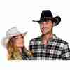 Cowboy Hut Elroy Leder-Optik schwarz - carnivalstore.de