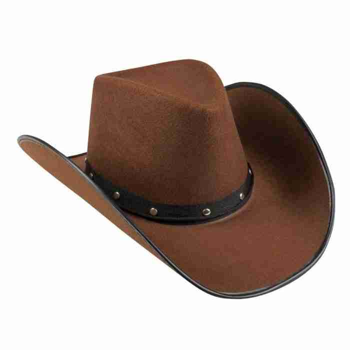Cowboy Hut Wichita braun Seitenansicht - carnivalstore.de