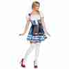 Oktoberfest Kostüm Damen blau Helena Dirndl Kleid
