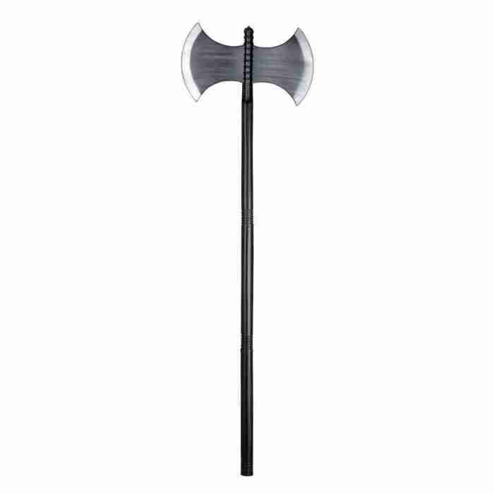 Halloween Axt zerlegbar 106cm schwarz Kostüm Accessoire