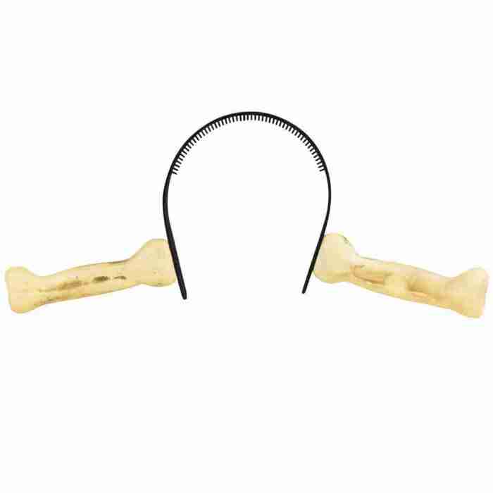 Skelett Tiara Knochen Haarreif Halloween Accessoire Damen