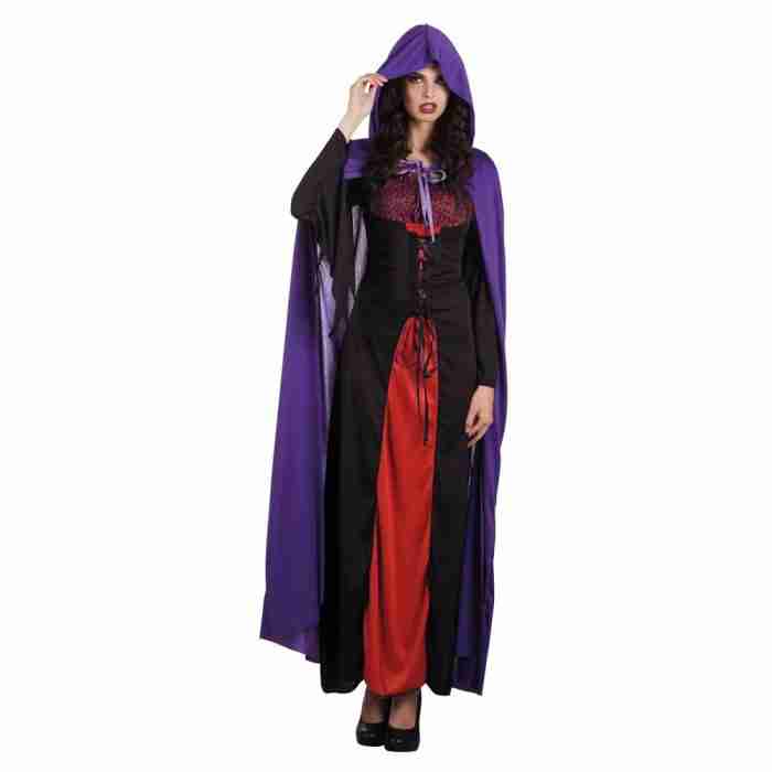 Halloween Cape Dämmerung Rot Detail - hochwertige Qualität