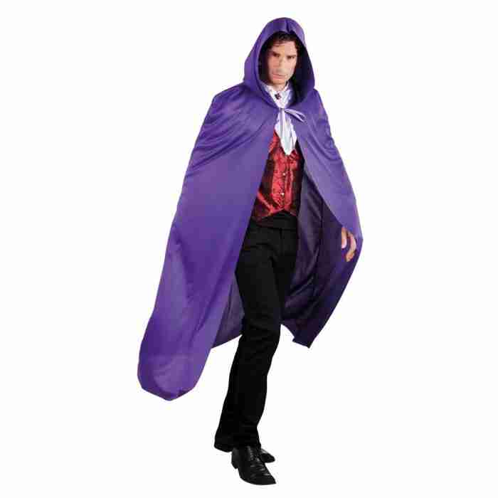 Halloween Cape Dämmerung Rot Trageansicht - dramatischer Effekt