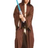 Jedi Robe Kostüm mit Kapuze - Star Wars Gewand braun