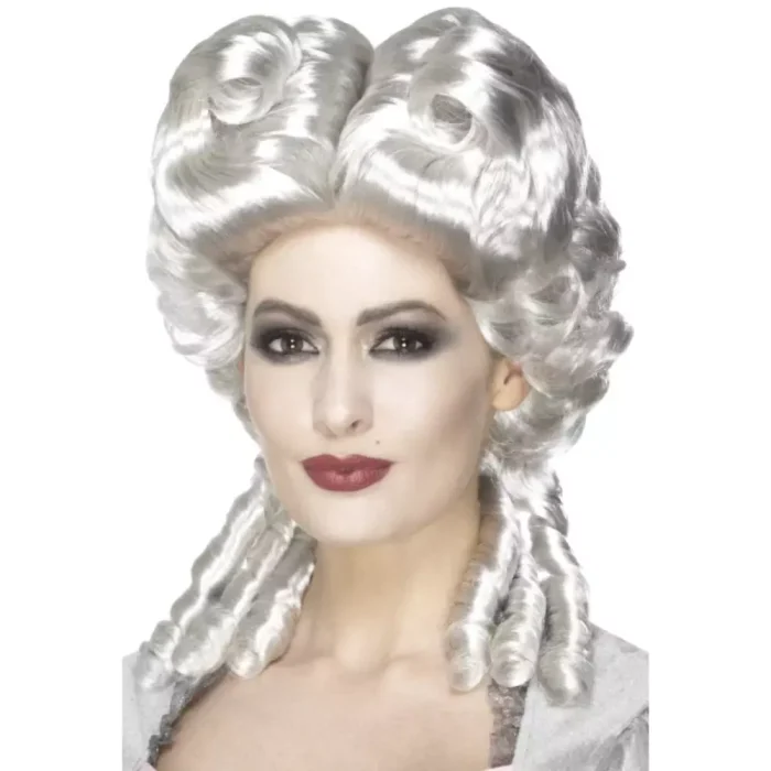 Marie Antoinette Perücke weiß Deluxe Barock Kostüm Damen