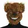 Horror Bären Maske Zombie braun Halloween Gruselmaske