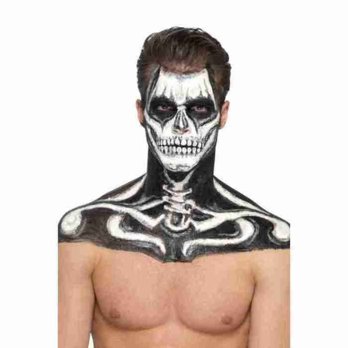 Flüssiges Latex schwarz Smiffy's Kit mit Schwammapplikator