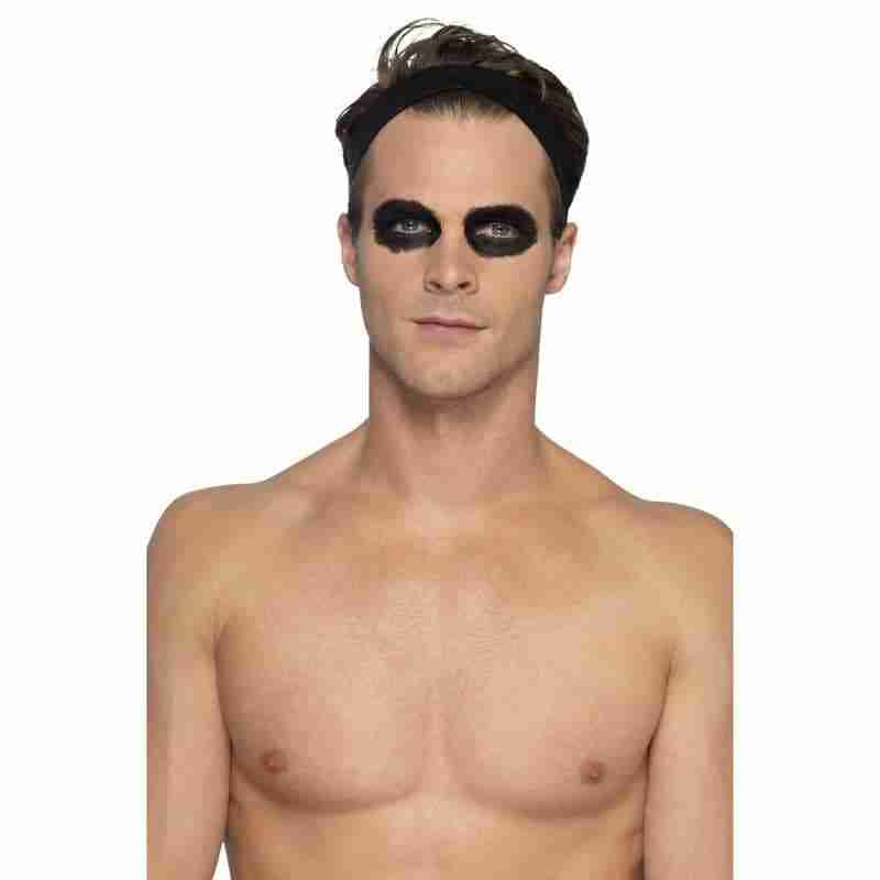 Latex Make-up Kit schwarz mit Applikator Schwamm