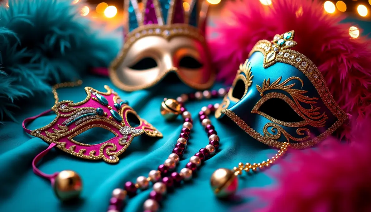 Die besten Accessoires für Karneval Kostüme - bunte Masken, Perlen und Federn für perfekte Verkleidungen