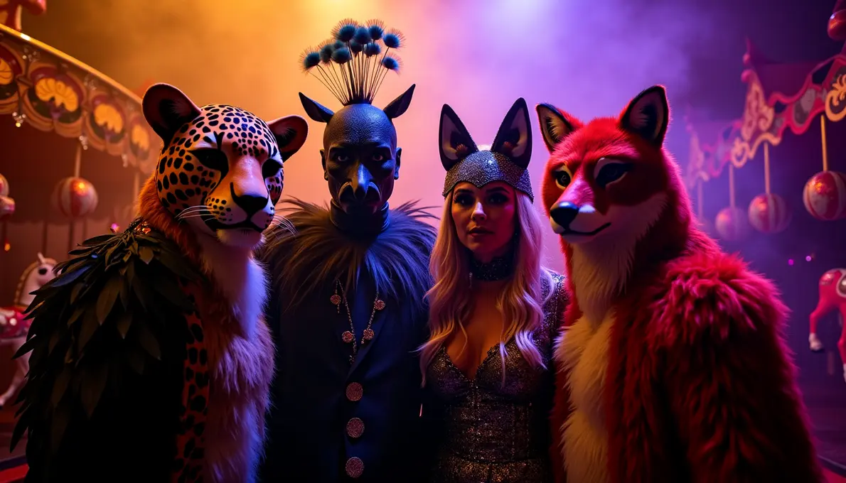 Bunte Tierkostüm Ideen für Karneval - Kind in kreativem Tier-Verkleidungskostüm