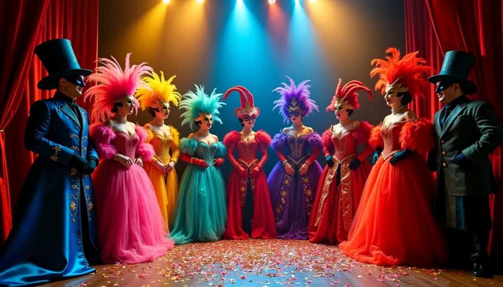 Bunte Karnevalskostüme und Masken, 100 kreative Kostümideen für Karneval 2027
