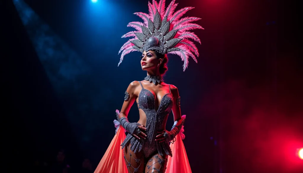 Moderne Karneval Kostüm Trends für Frauen 2027 mit glitzernden Accessoires und bunten Designs