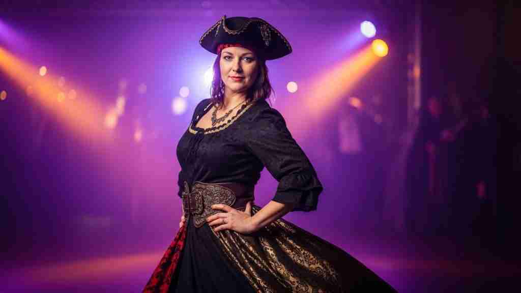 Piratenkostüm Damen Styling-Idee für Karneval und Fasching